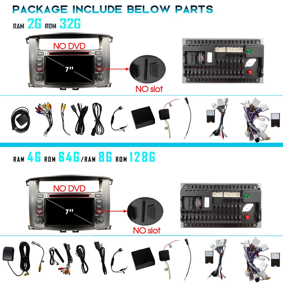 Mагнитола 2дин андройд android 10 с экраном автомагнитола для Toyota Land cruiser 100 LC100 LC 2002-2007