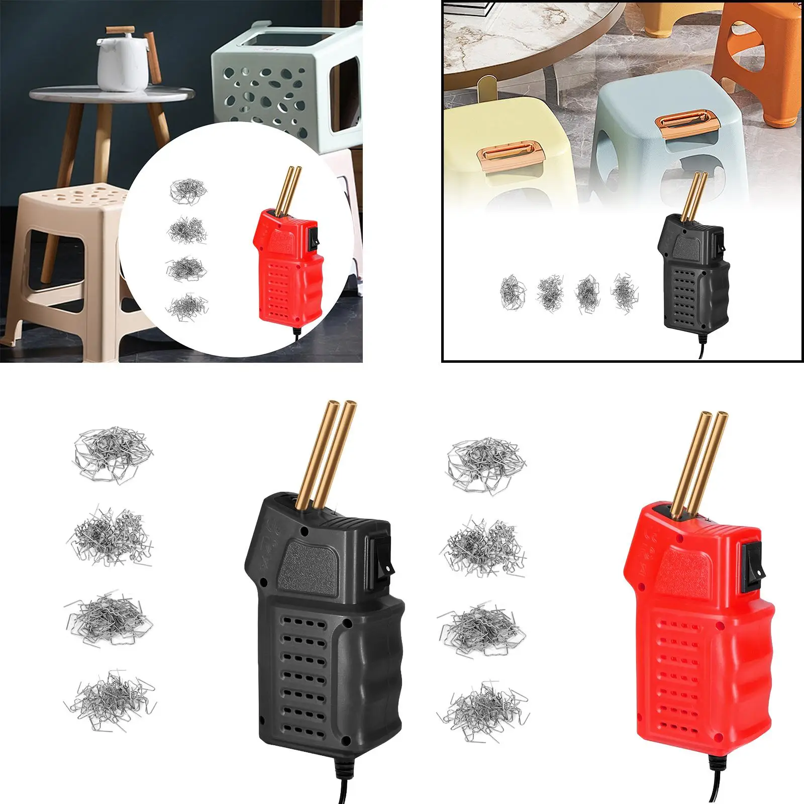 Комплект для ремонта горячего степлера адаптер США портативный комплект