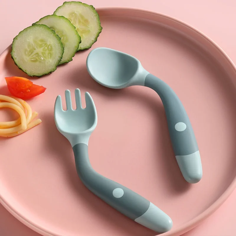 

2 шт., детские мягкие столовые приборы