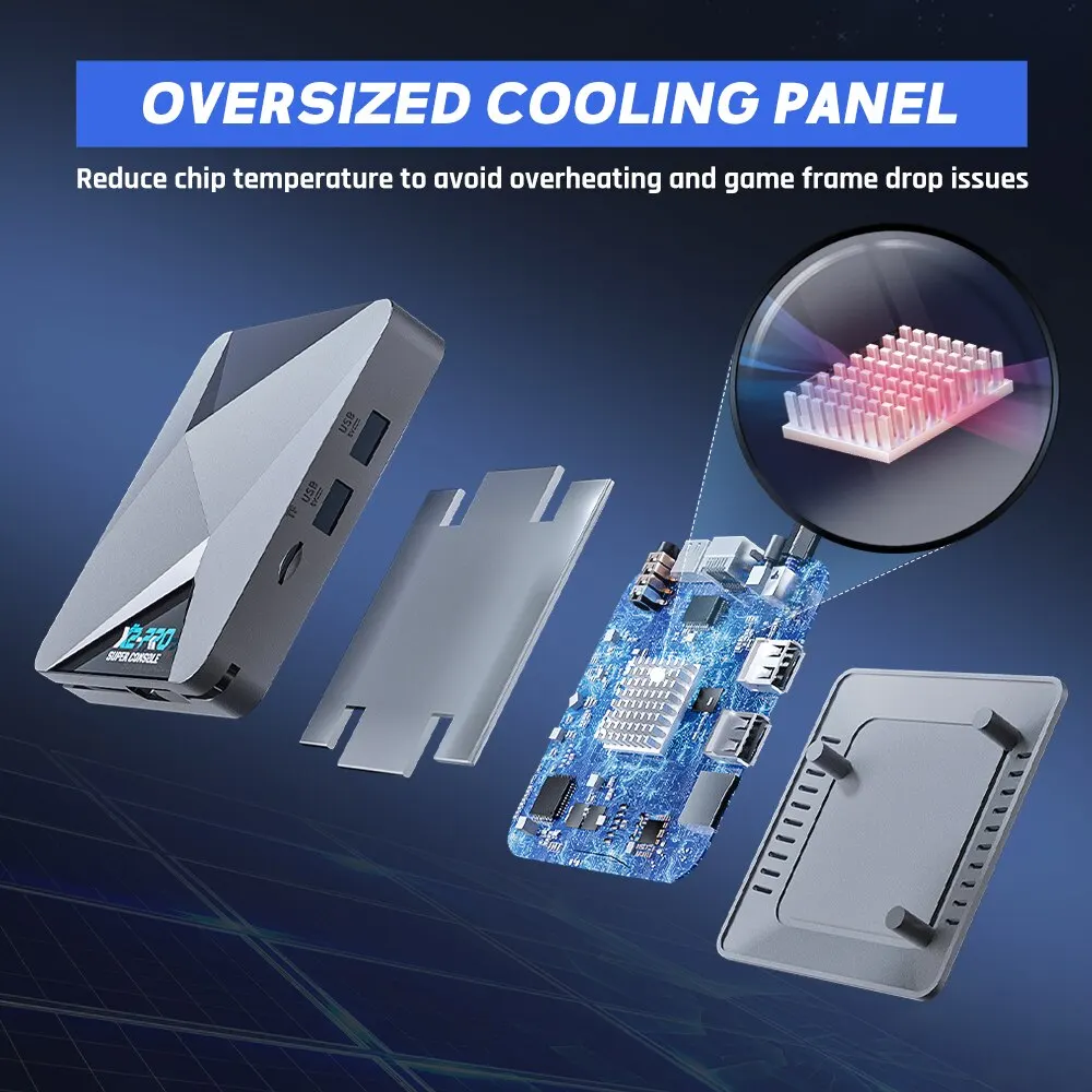 KINHANK Ретро игровая консоль Super Console X2 Pro с 90000 видеоиграми для PS1/DC/MAME/SS геймпадом Kid