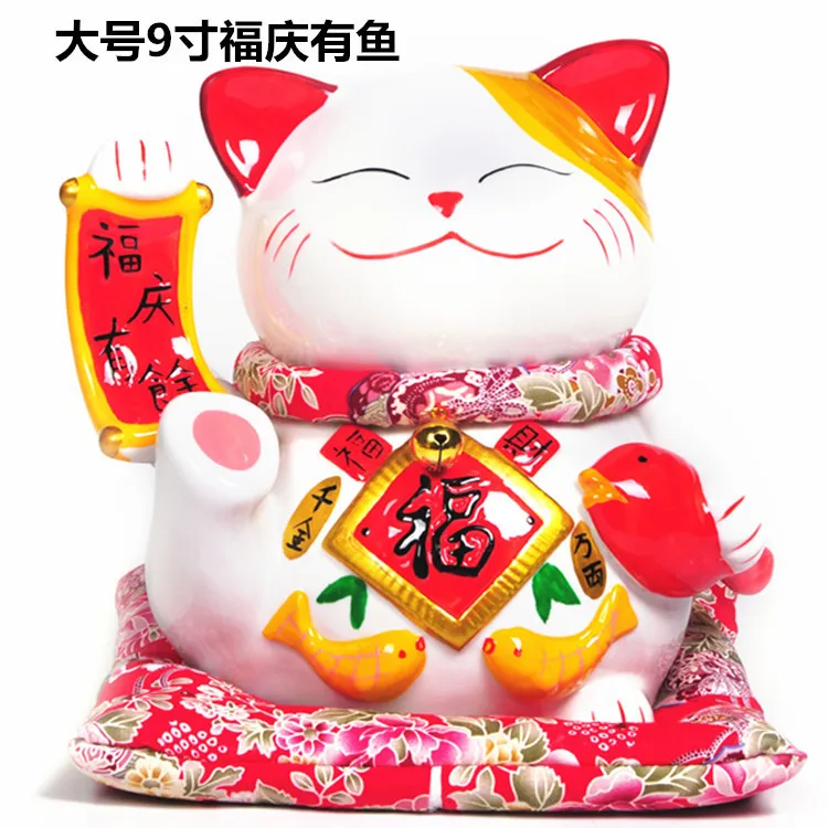 cat ornaments save piggy gift shop opened Fuqing May there be surpluses every year. felicitous wish of making moneyroom Art