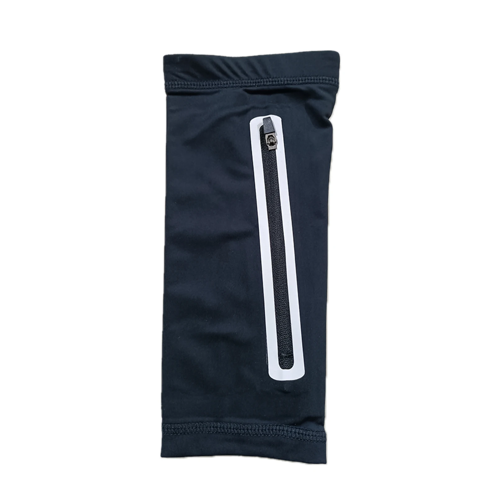 

Men Women Multifunctional Ice Sleeve Seamless Riding Sports Sun Protection Arm Cover Guard With Pocket Nylon Zipper Closure