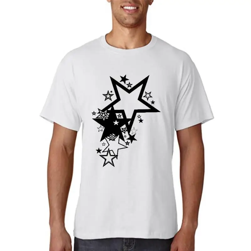 

Women Cartoon Star Casual Cute Style Love Fashion Print Graphic Summer Short Sleeve Female Clothes Tops Tees Tshirt T-Shirt