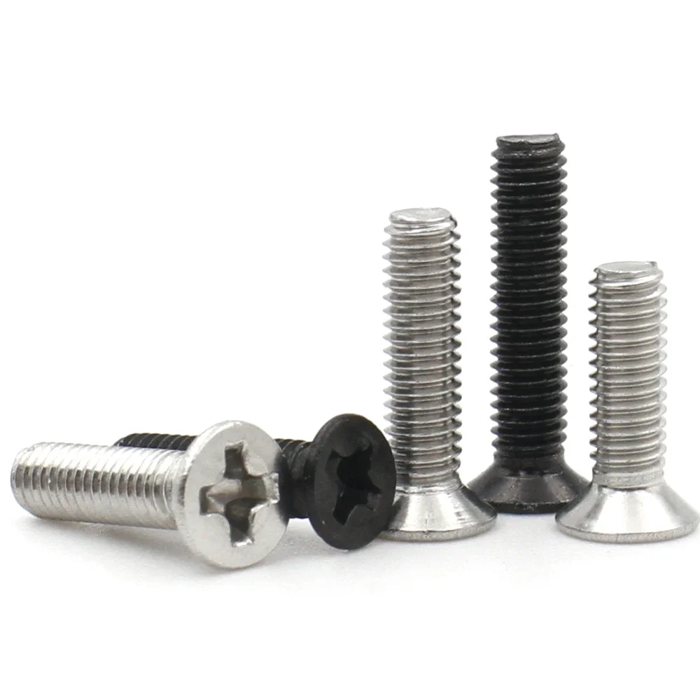 50 шт. M1.2 M1.4 M1.6 M2 M2.5 M3 M3.5 M4 8 из углеродистой стали 304 нержавеющей с крестообразным