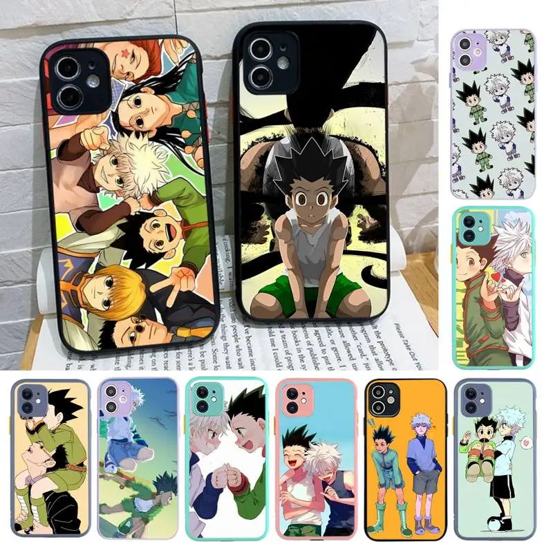 

Anime Hisoka Hunter X Hunters Phone Case for iPhone X XR XS 7 8 Plus 11 12 13 pro MAX 13mini Translucent Matte Case