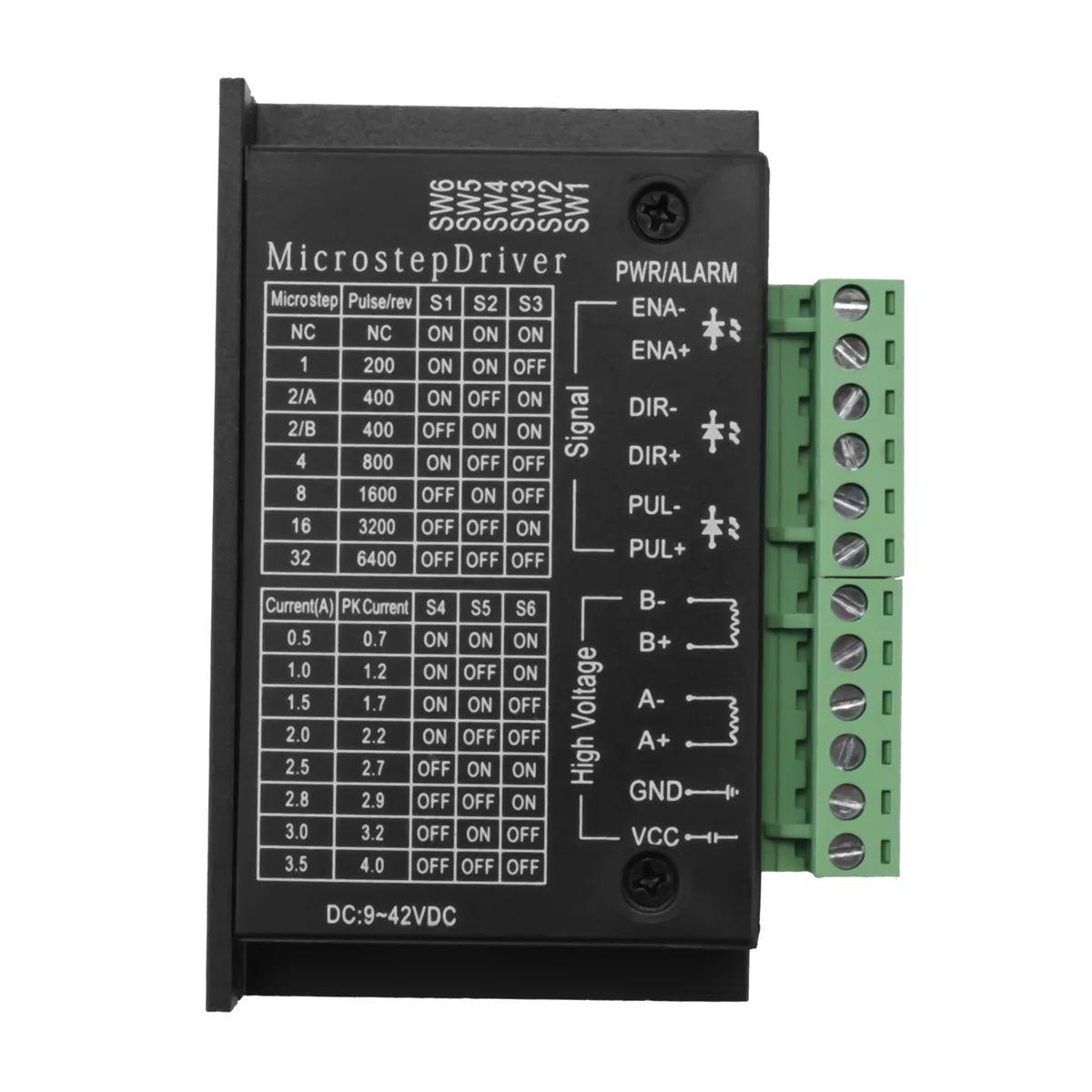 

3Pcs 42/57/86 Tb6600 Stepper Motor Driver 32 Segments Upgraded Version 4.0A 42Vdc for Cnc Router