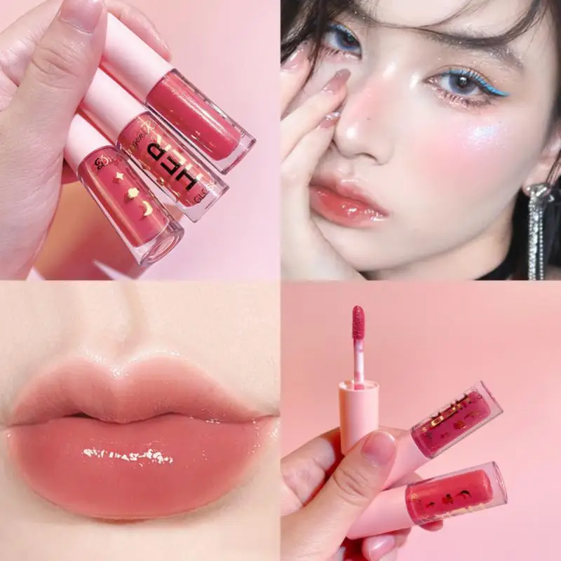 

Mirror Lipstick Matte Texture Lip Gloss Waterproof Sweat Resistant Long Lasting Moisturizing Shiny Lip Glaze Lip Makeup Cosmetic