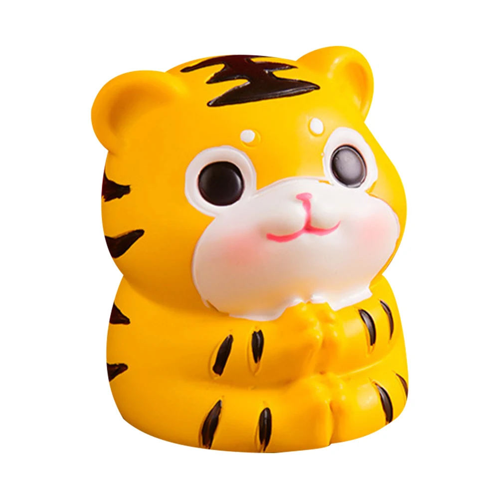 

Новинка 2022, милая миниатюрная фигурка тигра для украшения сада, настольные статуи «сделай сам», новогодний домашний декор