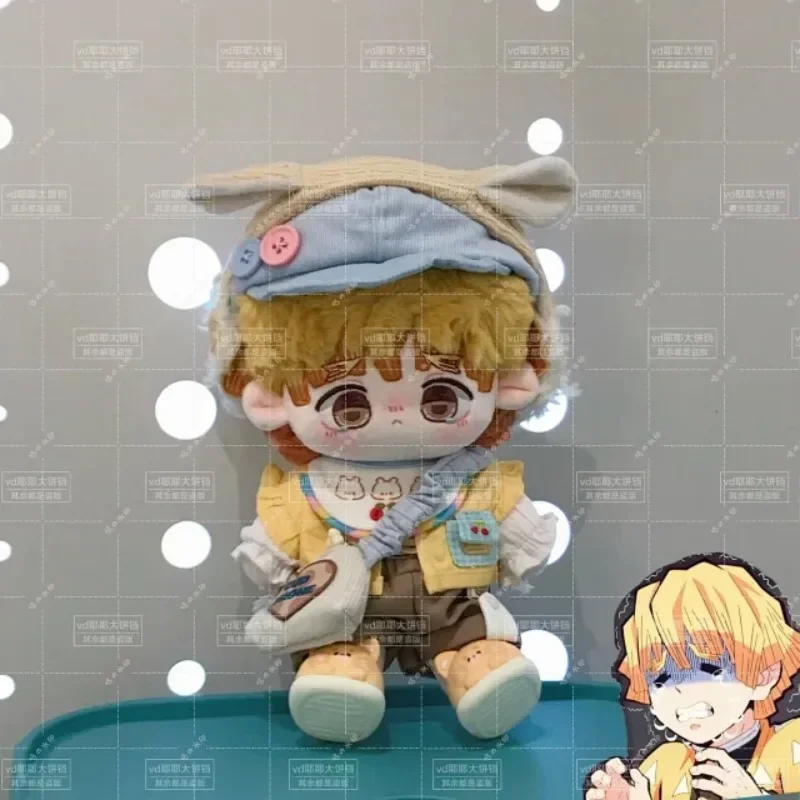 Кукла аниме Rlole Agatsuma Zenitsu Monster Dress-up хлопковая плюшевая кукла для косплея плюшевое