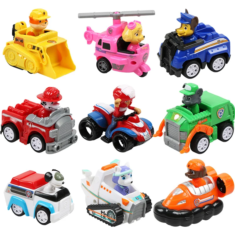 

Paw Patrol Dog Puppy Patrol Car Toy for Boys Patrulla Canina Action Figure Model Marshall Chase Ryder Birthday Gifts Toy for Kid