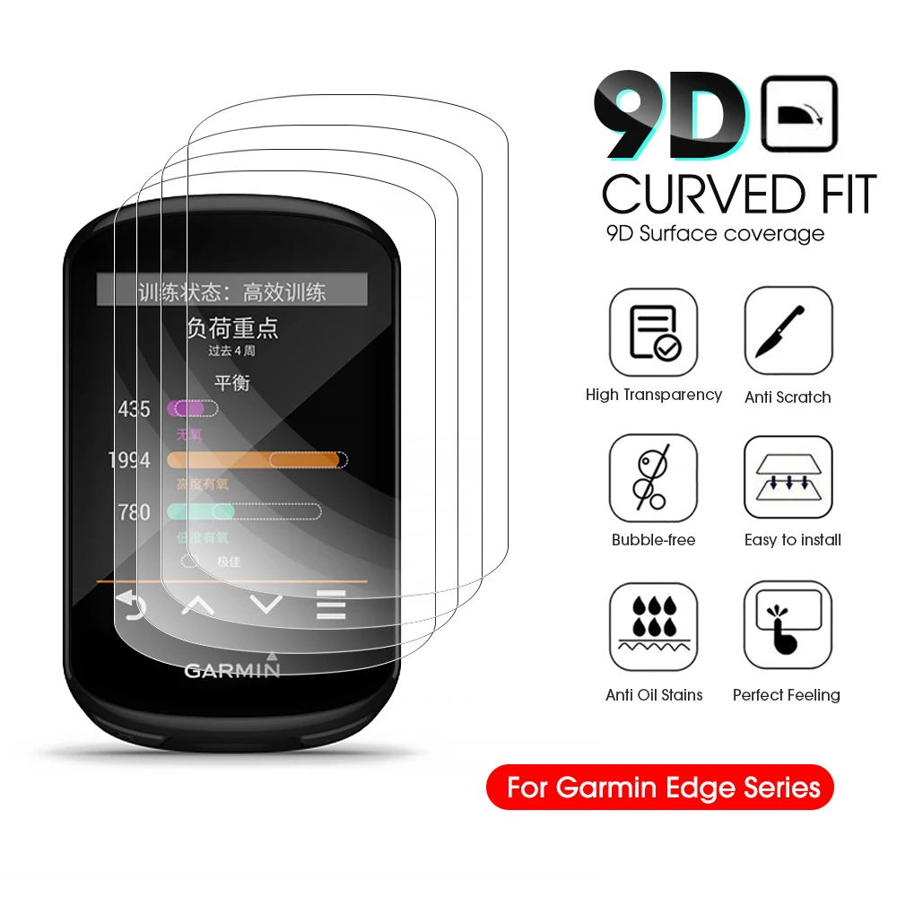 

Tempered Glass For Garmin Edge 530 830 130 520 820 1030 Explore 2 GPS Bicycle Stopwatch Clear Screen Protector Film Accessories