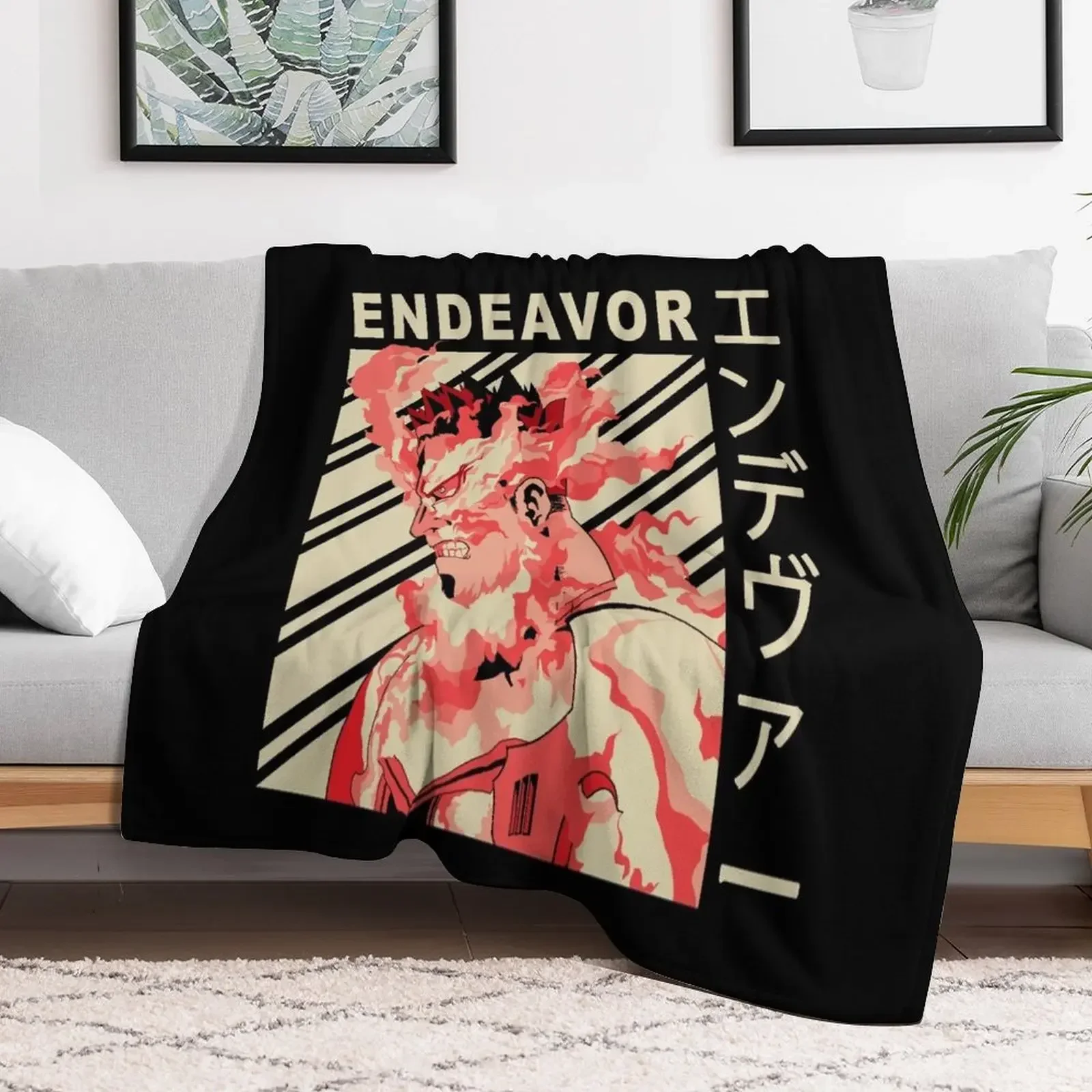 Винтажное художественное одеяло Enji Todoroki роскошные дизайнерские движущиеся