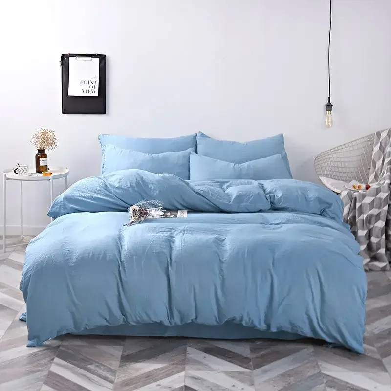 Комплект постельного белья для мальчиков и девочек хлопок с эффектом потертости