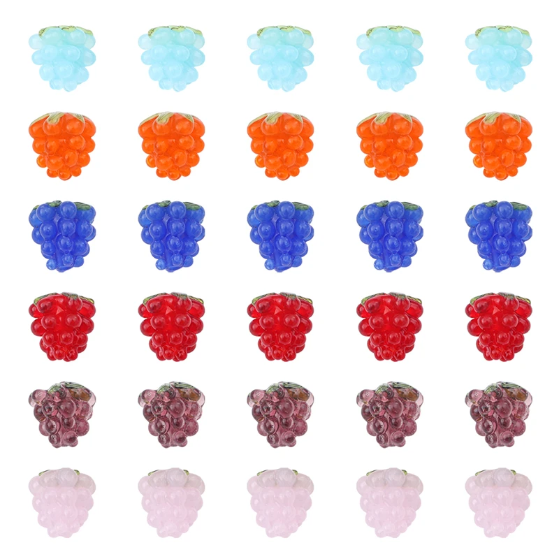 Стеклянные бусины для ожерелья 12x11 мм