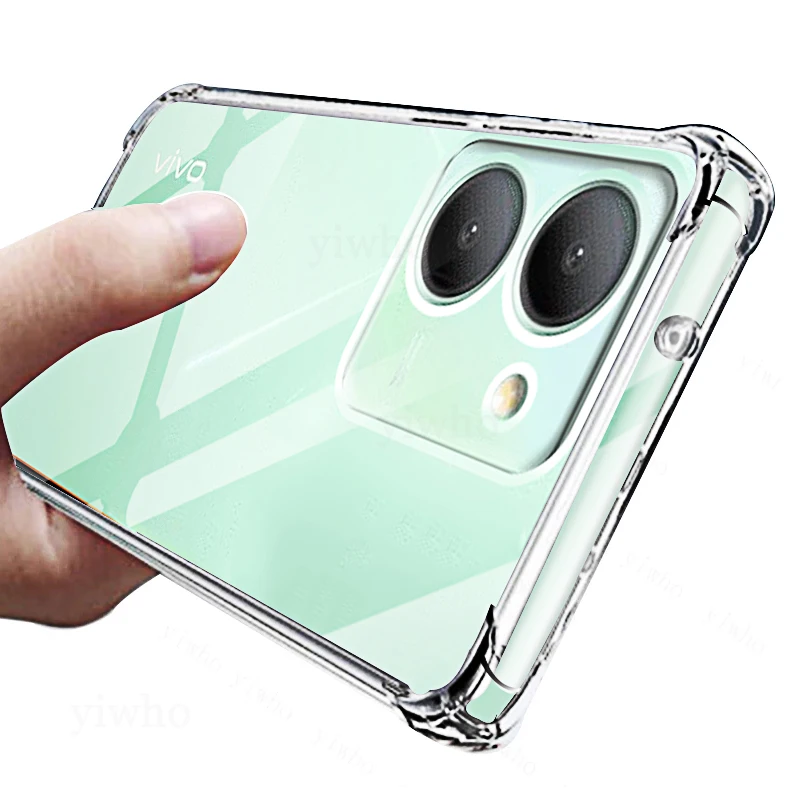 Толстый противоударный силиконовый чехол для Vivo Y36 Y78 Y55 Y75 Y76 чехол Y31 Y70 Y01 Y16 Y35 Y22 V25 Pro V25E V27E V27 Y02 Y22 Y22S