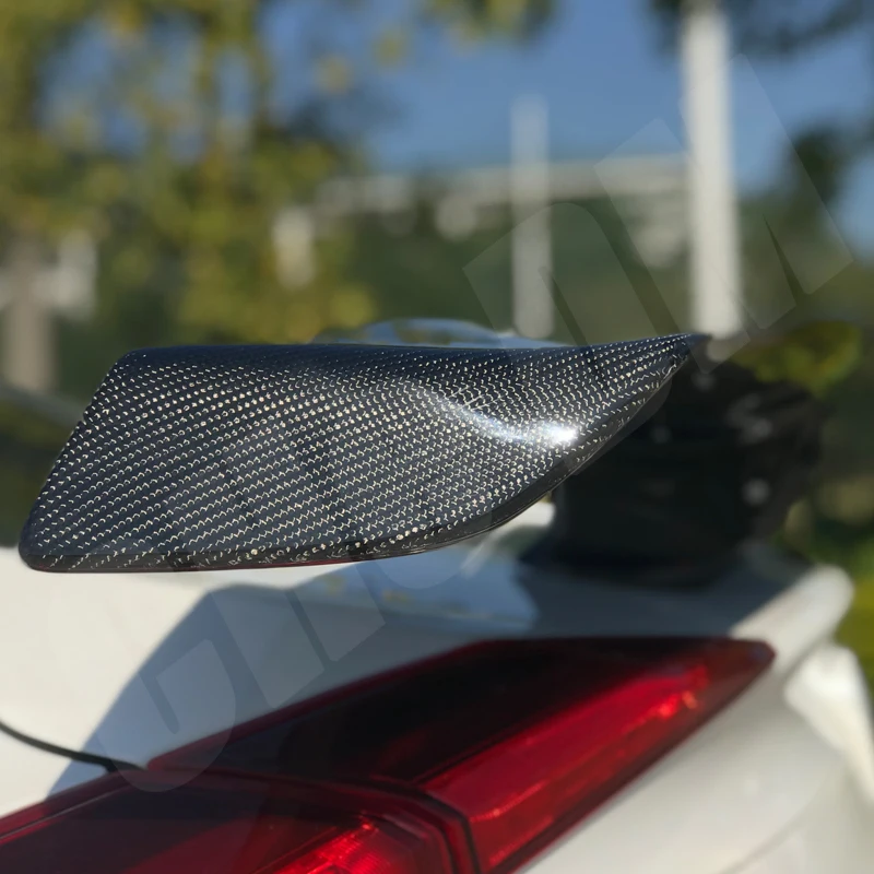 Для 2003 + Nissan 350Z Fairlady Z34 | GT Rocket Bunny Стиль Настоящее углеродное волокно Задняя Крышка