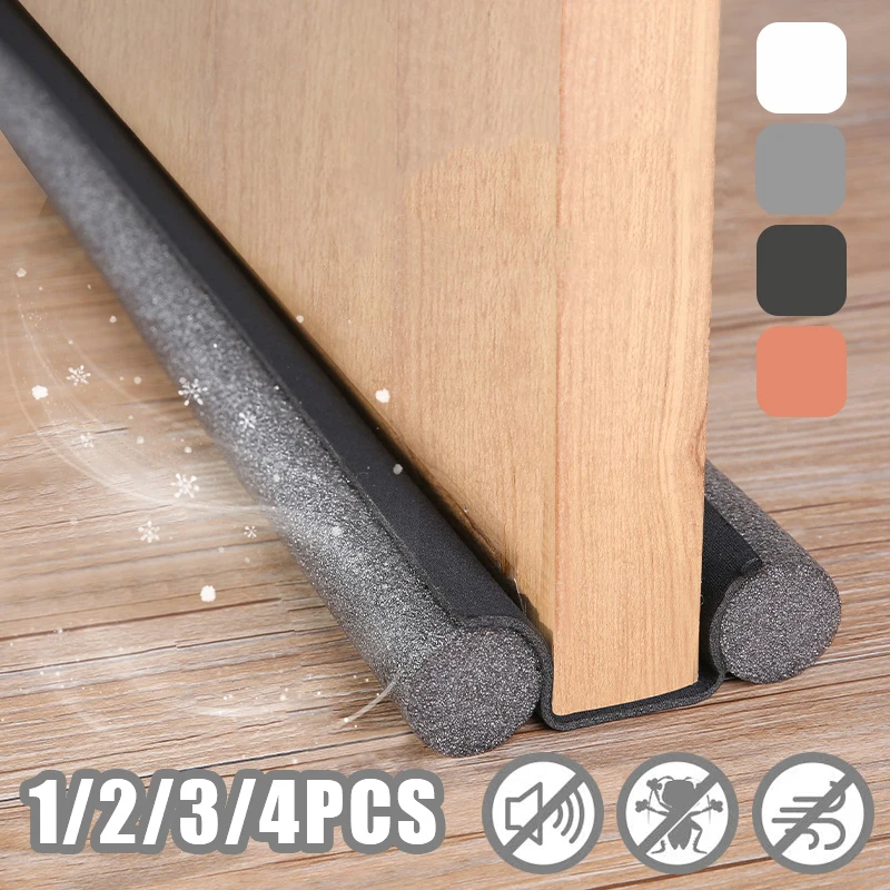 

Weather Strip Door Bottom Seal Strip Blocker Guard Anti-Cold Noise Light Reduction Door Draft Stopper Foam Weatherstripping