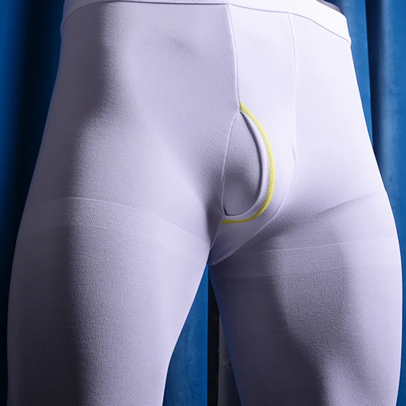 Men's Bottoming Socks Velvet Mens Warm Autumn Pants Vertical Opening Stockings Threshold Pantyhose Tights Male Clothing Leggings