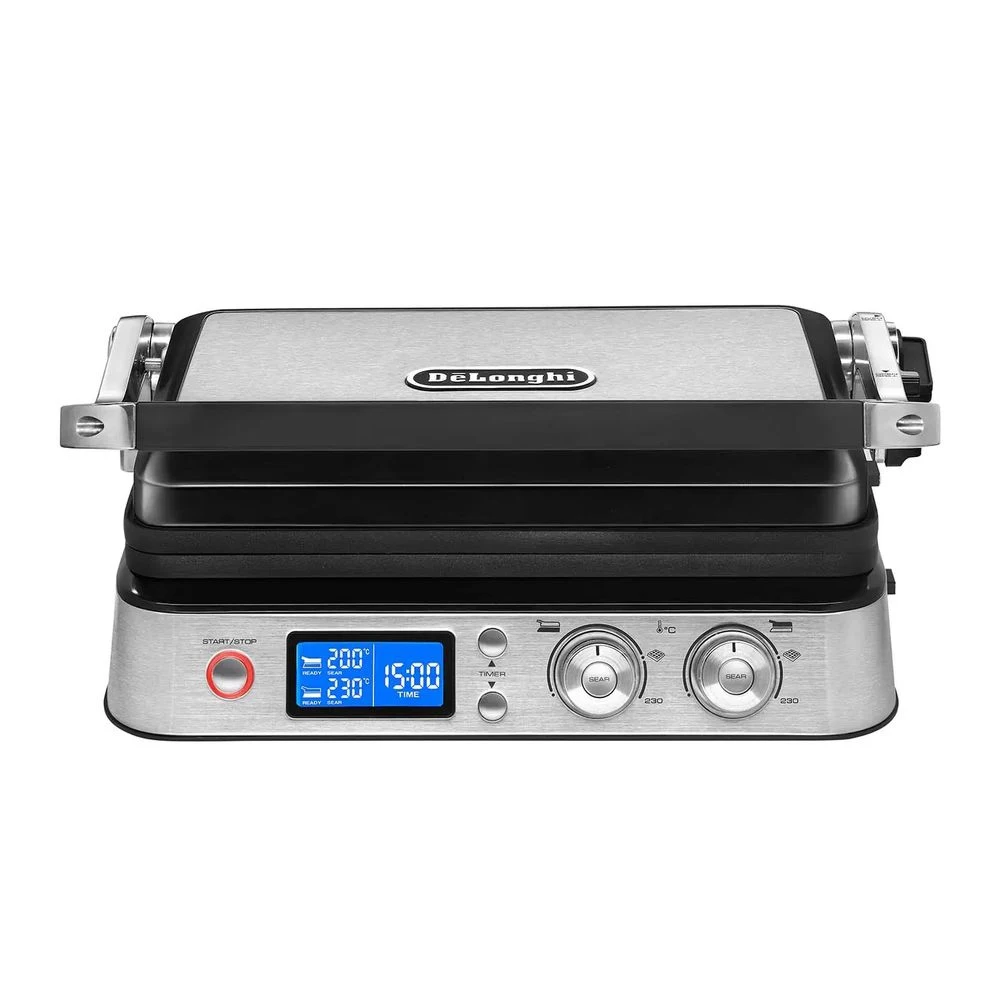 Электрогриль DeLonghi CGH 1012D 2000Вт серебристый |