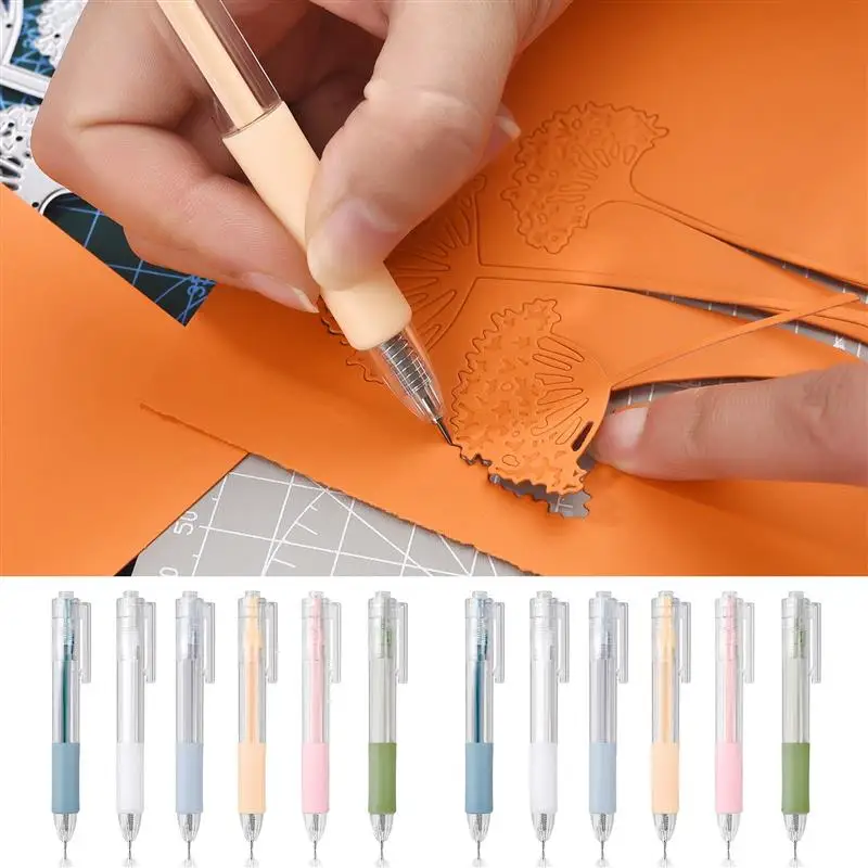 

Art Utility Knife Pen Paper Cutter Precision Craft Stickers Scrapbooking Cutting Tools Portable Knife Carving DIY Craft Supplies