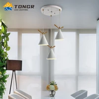 led nordic new pendant lamp modern minimalist ins modern home decor indoor lighting suspension e27 gray chandelier room lamp