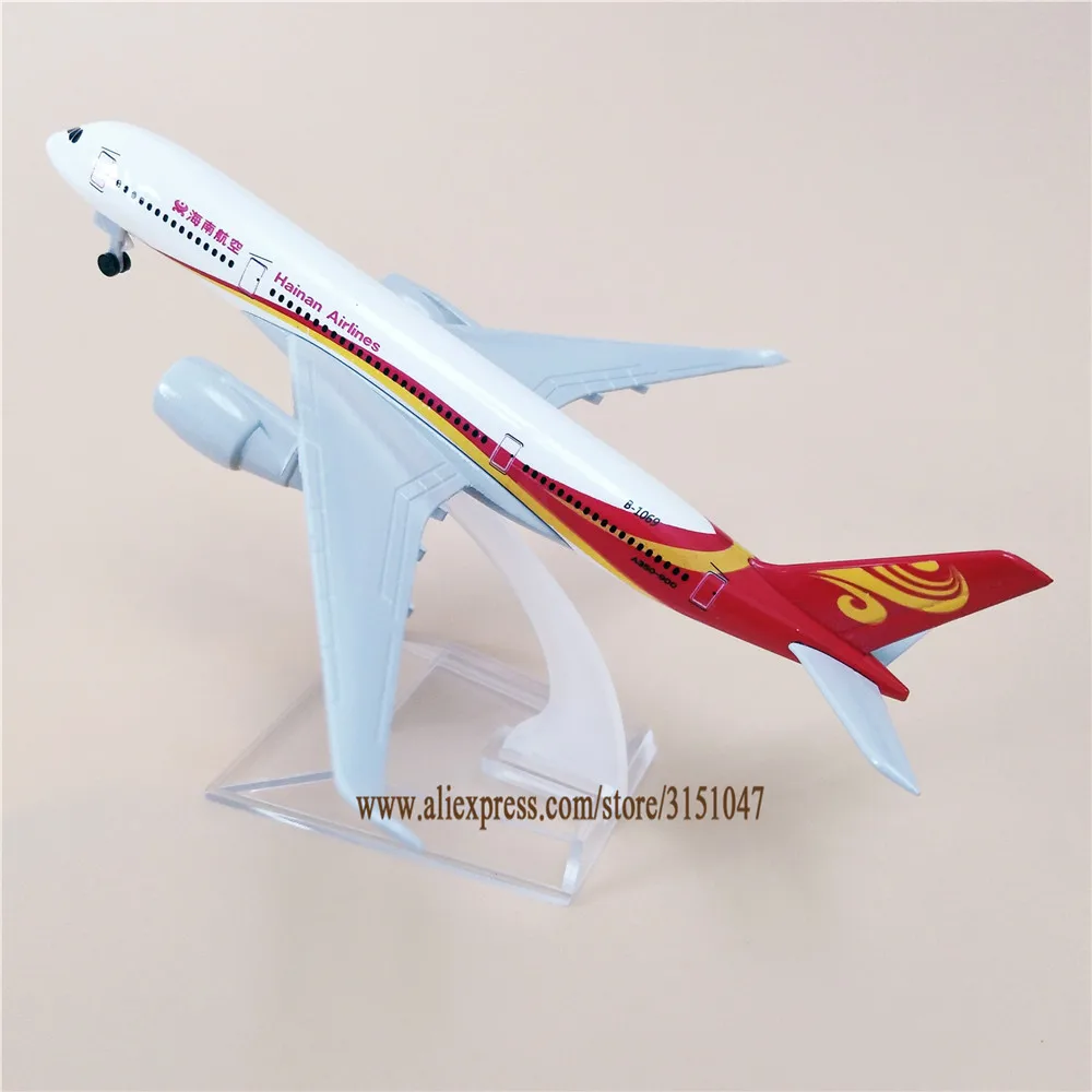 Модель самолета Air China Hainan Airlines модель из металлического сплава с самолетом 16 см