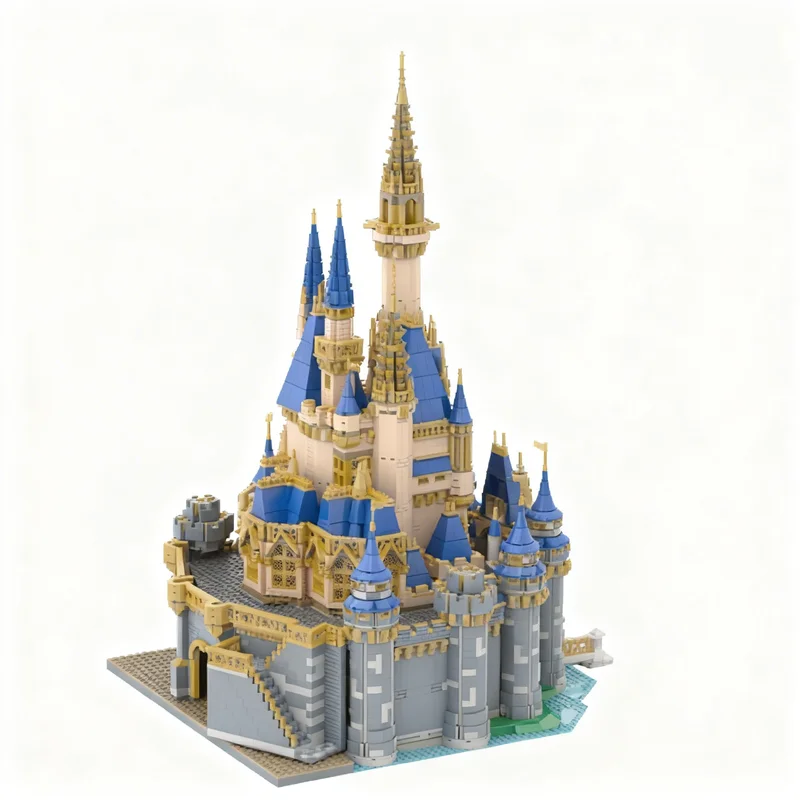 8700 деталей MOC Disnay Ultimate Cinderella Castle, модель из строительных блоков, рождественские подарки, архитектурная игрушка, идея для художественного оформления, коллекция. (art.: 3920dd06dfe35) - 3920dd06dfe35
