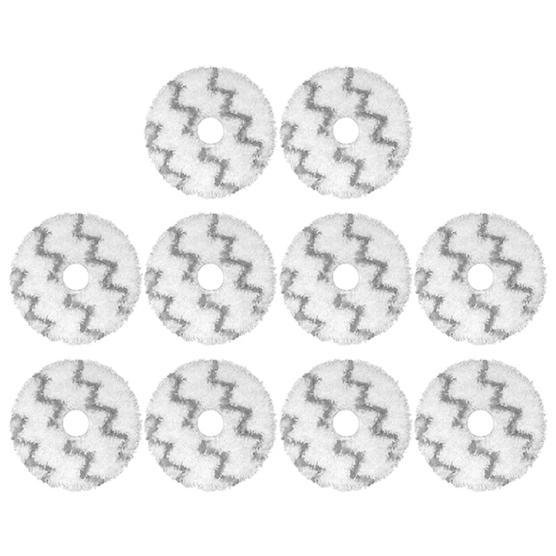 

EAS-10Pcs Mop Cloths Rag For Xiaomi Roidmi EVA Self-Cleaning Emptying Robot Vacuum SDJ06RM Robot Vacuum Cleaner Parts