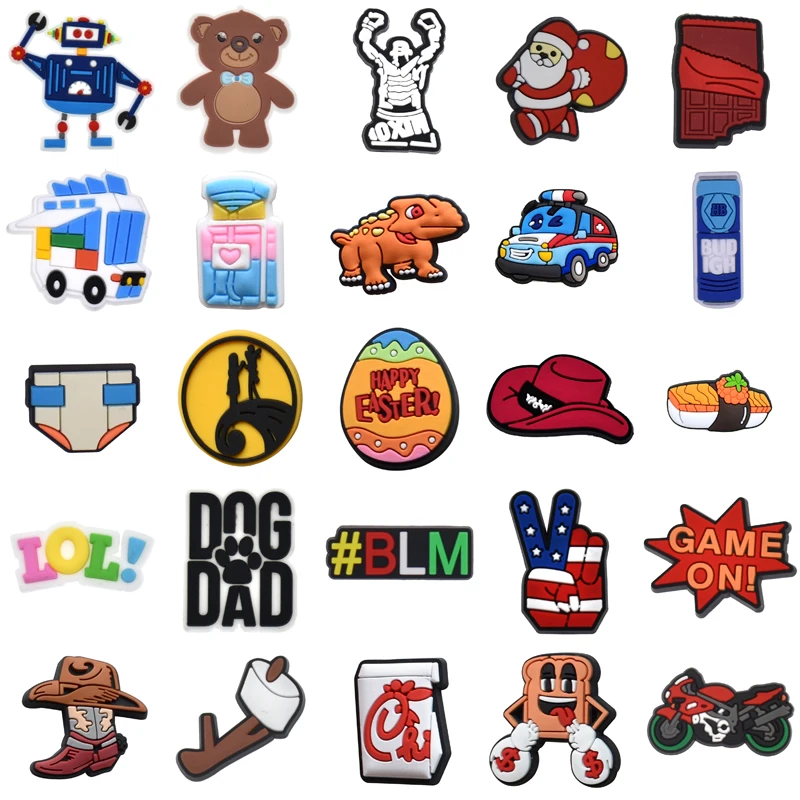 

Women Charm Shoe Charms Boy Set Jeans Men Girl Para Pins Gifts Packs Shoes Accessories Kids Decorations for Crocs Wholesale Bulk