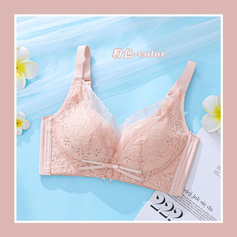 Women's Bra 2023 Breathable Summer Thin Close-knit Breathable Hole Cup Underwear Without Underwire