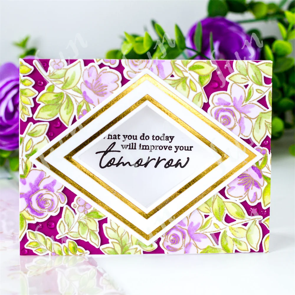 DIY Nested бриллианты новые металлические пресс-формы Горячая фольга пластина ручной