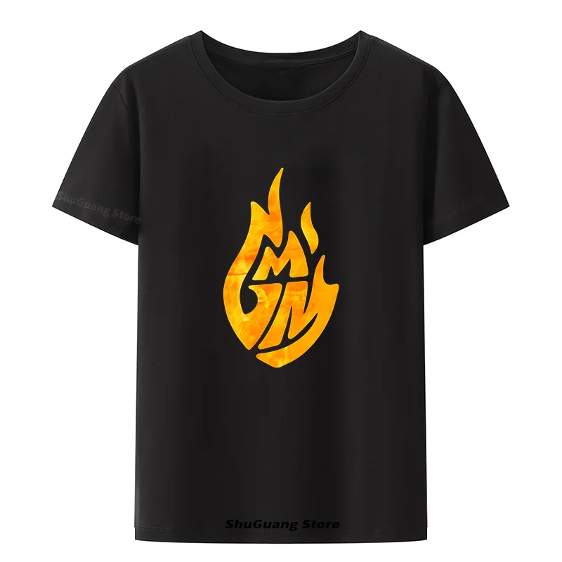 

Популярная женская футболка с рисунком мифического утра, футболки, мужская одежда, женская одежда, футболки с графическим рисунком Y2k, хлопок в стиле Харадзюку