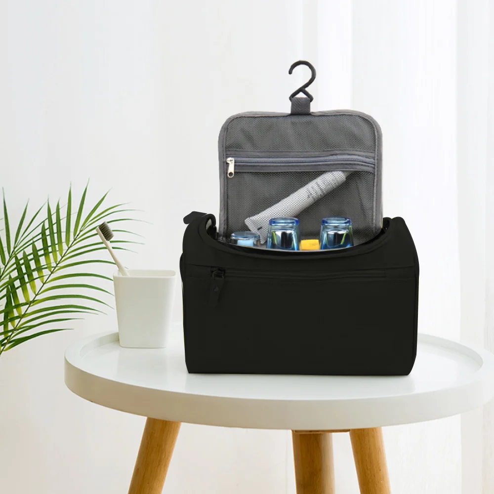

Men Wash Bag Women Travel Cosmetic Bag Functional Hanging Zipper Makeup Case Organizer Storage Pouch Toiletry Make Up Wash Pouch