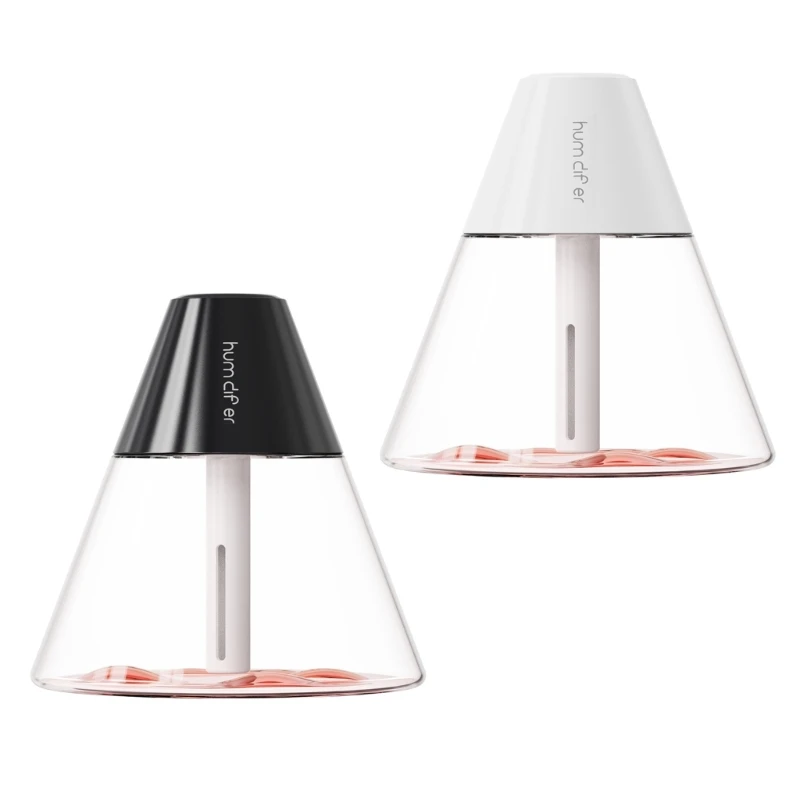 

D0AB USB Ультразвуковой увлажнитель воздуха Volcano PP/ABS материал для украшения спальни