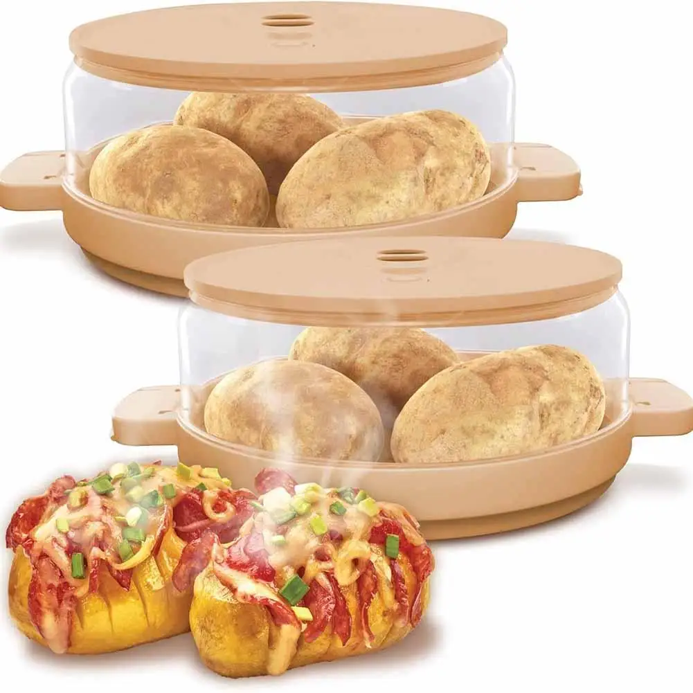 

Microwave Clear Potatoes Can Dishwasher-safe Endless Potato-possibilities Household Kitchen Gadgets