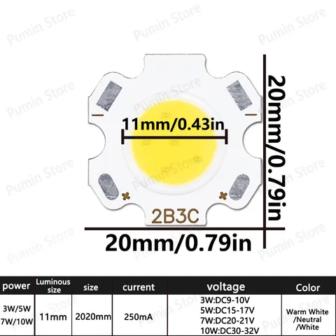 LED лампа 3W 5W 7W 10W warm and happy