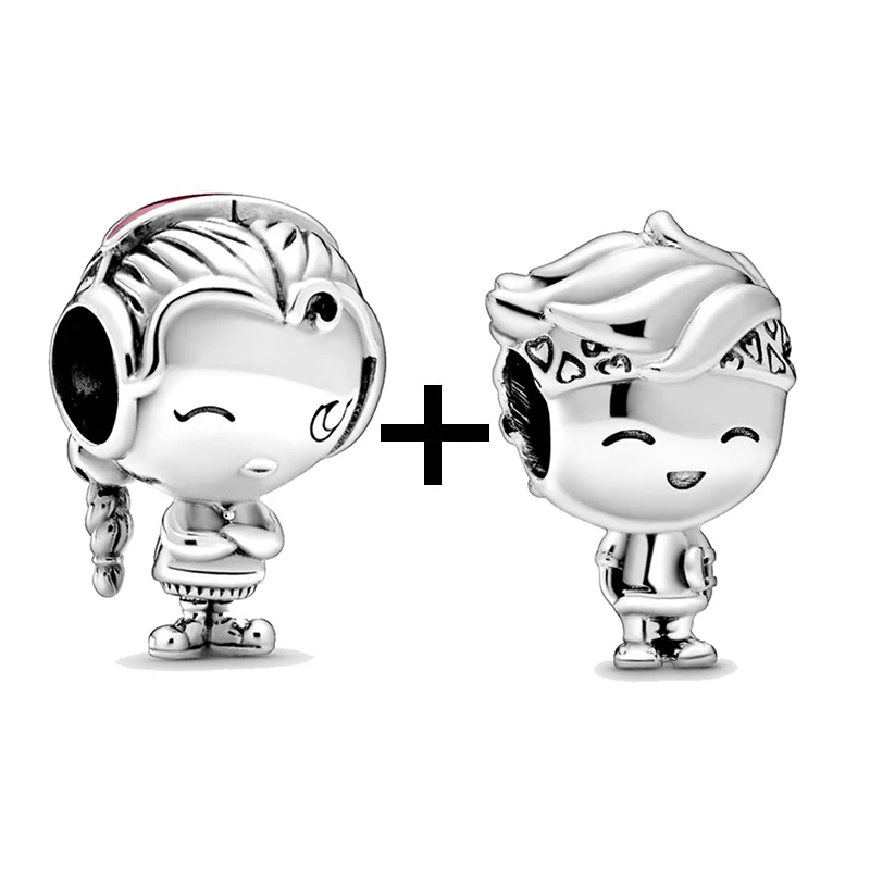 2 шт./лот серебряные бусины с перьями подвеска подходит для DIY брендовых браслетов