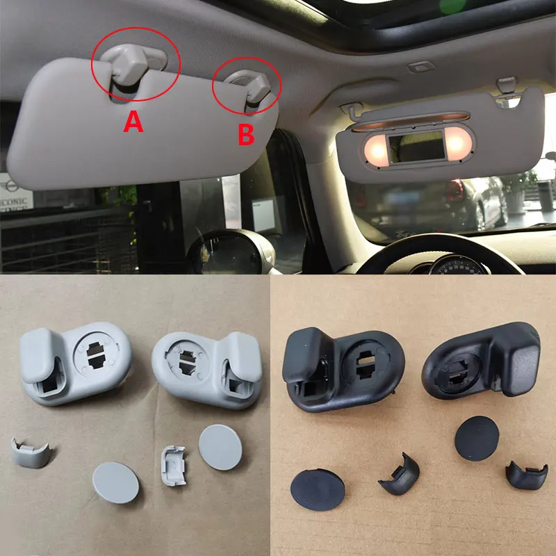 

Car Side Roof Sunvisor Sun Visor Fixed Clip Buckle Hook Bracket For BMW Mini F54 F55 F56 F60 2015-2020