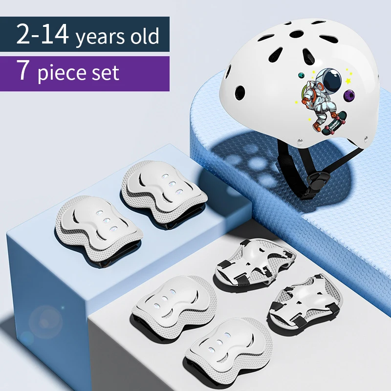 Шлем защитный на колено локти и руки для мальчиков девочек 2 3 4 5 6 7 8 9 10 11 12 13 14 лет