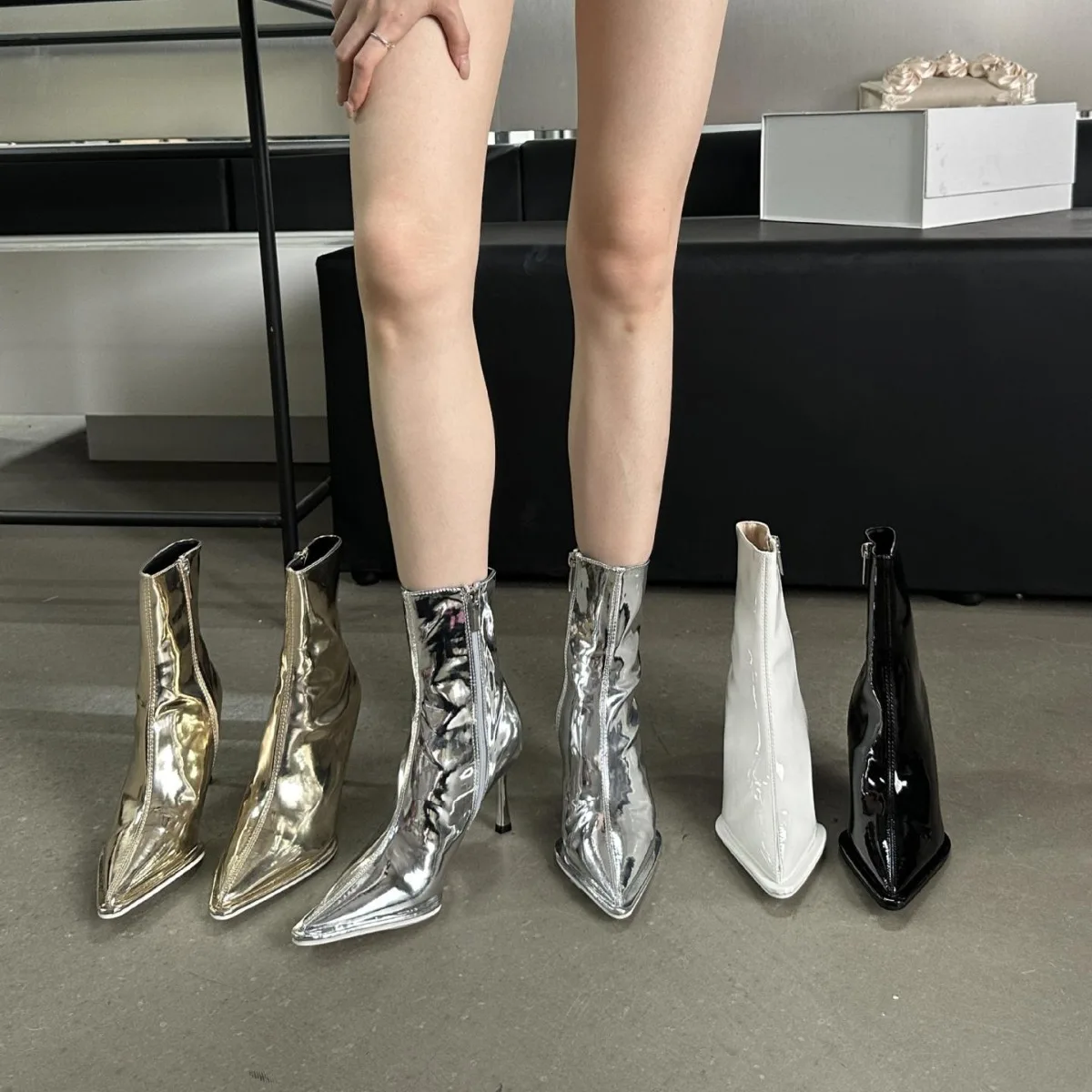 Женские резиновые сапоги роскошная дизайнерская женская обувь зимняя женские