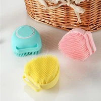 pet bath massage gloves brush silicone pet cleaning cat bathroom big dog shower soft safety comb grooming tool mascotas supplies