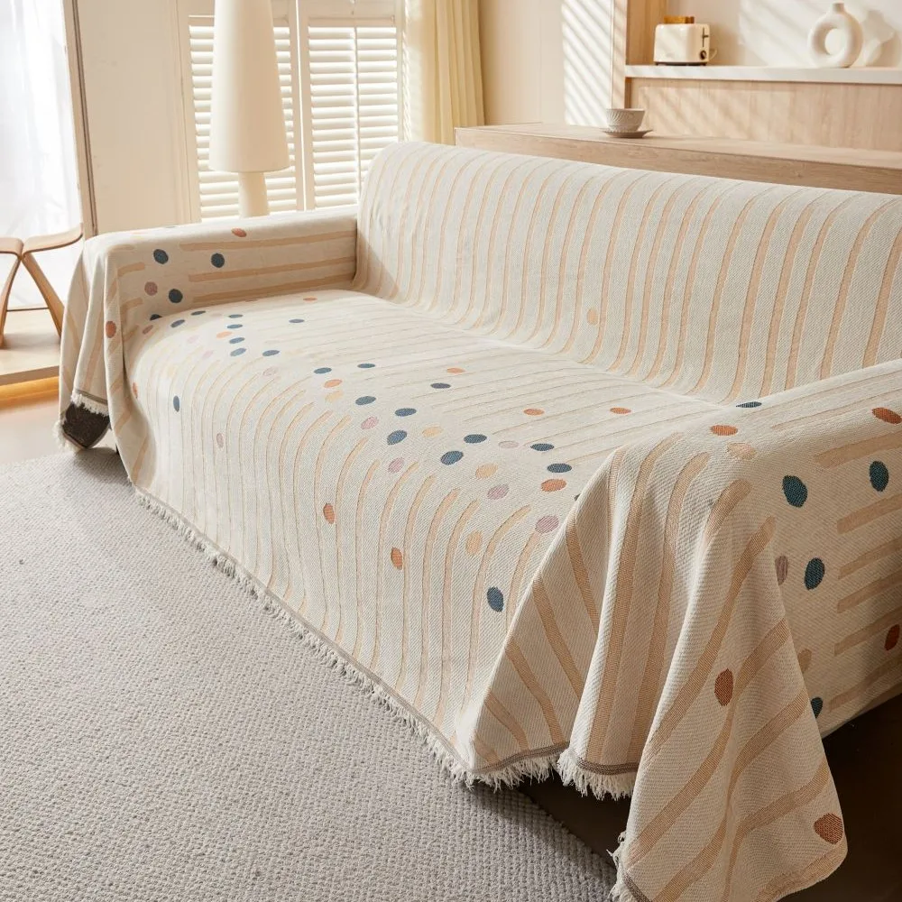 Чехол для дивана домашнее синельное богемное покрывало всесезонное кемпинга и