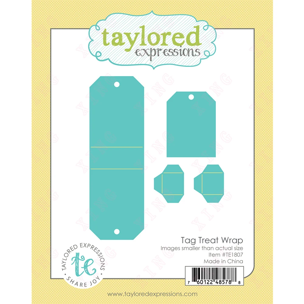 

New Arrival Tag Treat Wrap Dies Scrapbooking Decoration Embossing Metal Cutting Dies Diy Greeting Card Handmade Craft Album Mold
