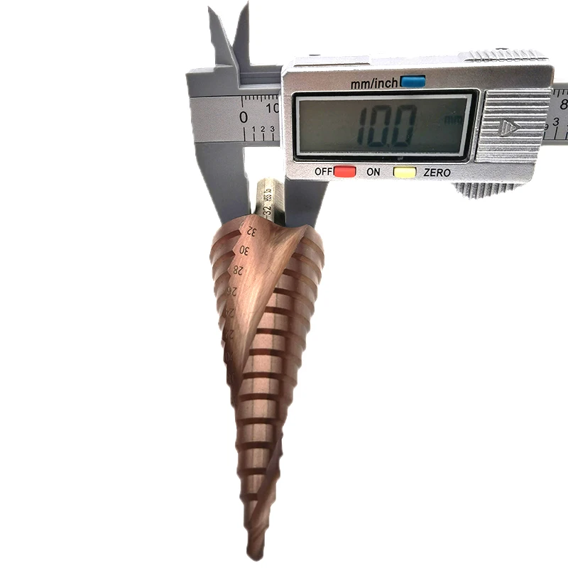 4-12/4-20/4-32mm M35 Cobalt Step Drill Bit Set Tapered HSS-CO HSS Kit Spiral Groove Triangle Shank for Stainless Steel | Инструменты