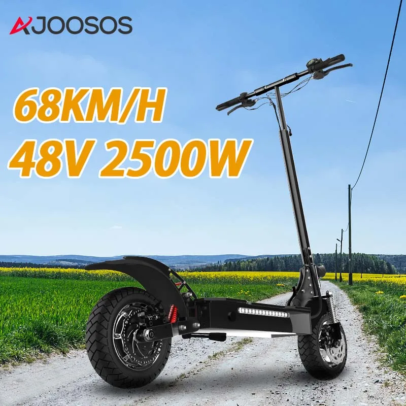 

23.4AH Battery Electric Scooter 48V 2500W Motor 3-Speed Gears Electric Scooters for Adults 75KM Long Range Commute E Scooter