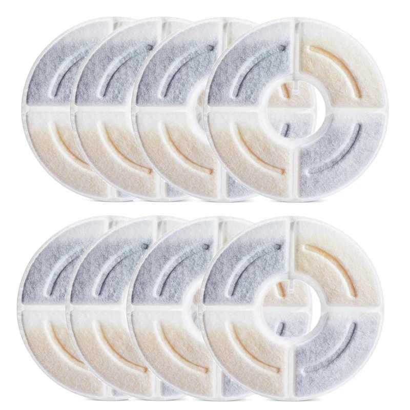 

Cat Water Fountain Filter, Pack of 8 Pet Fountain Filter System Replacement Filters for Flower Fountains