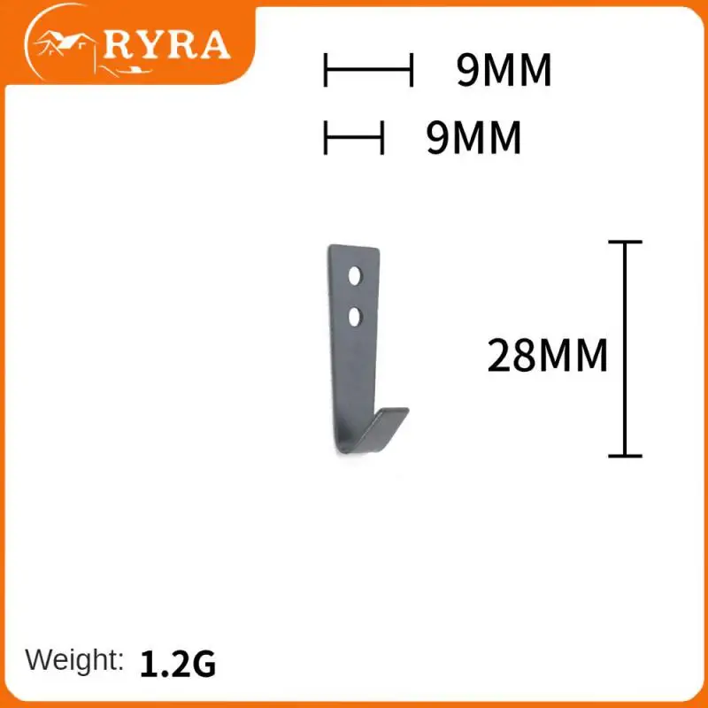 

Vintage Clothes Hook Four Styles Simple Bedroom Hook High Quality Reusable Durable Black Iron Hooks Iron Hats Hooks Black