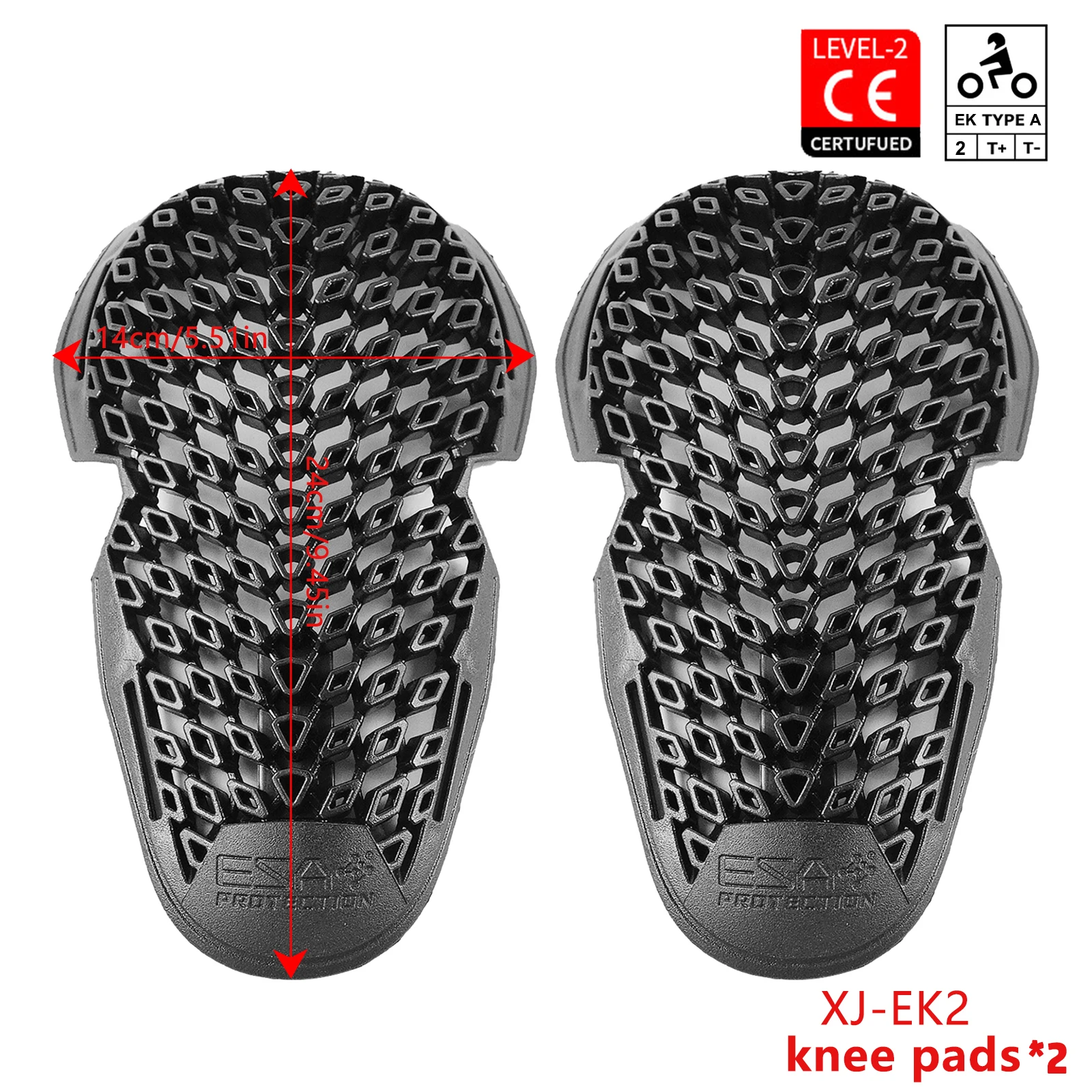 

Защитные Вставки Для Мотоциклов CE Level 2, Унисекс, Усиленная Защита Коленей И Бедер Для Гонок И Езды