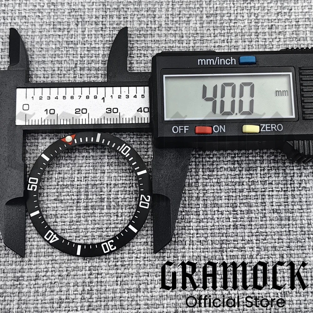 Gramock новый 40 мм черный/белый/синий/зеленый керамический безель подходит для часов