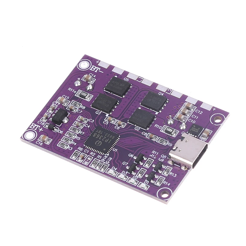 Двунаправленный модуль быстрой зарядки IP2368 мощностью 100 Вт с интерфейсом USB Type-c